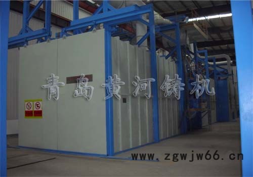 抛丸机 单吊钩式抛丸机 黄河q37吊钩式抛丸清理机 双吊钩抛丸机图7