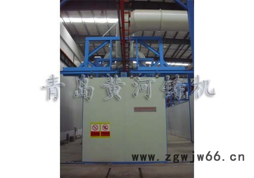 抛丸机 单吊钩式抛丸机 黄河q37吊钩式抛丸清理机 双吊钩抛丸机图2