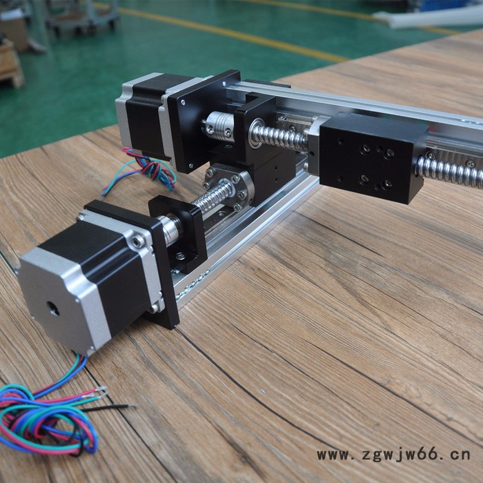 两轴精密数控滑台福誉生产厂家-xy数控滑台滚珠丝杆直线模组 坐标机器人(可定制长度)图2