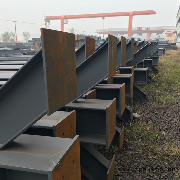 沧州箱型钢柱钢结构公司加工钢结构箱型钢柱钢梁 冷弯C型钢 钢结构箱型柱件图6