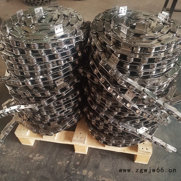 非标定制不锈钢滚子输送链条 大滚珠工业链条图2