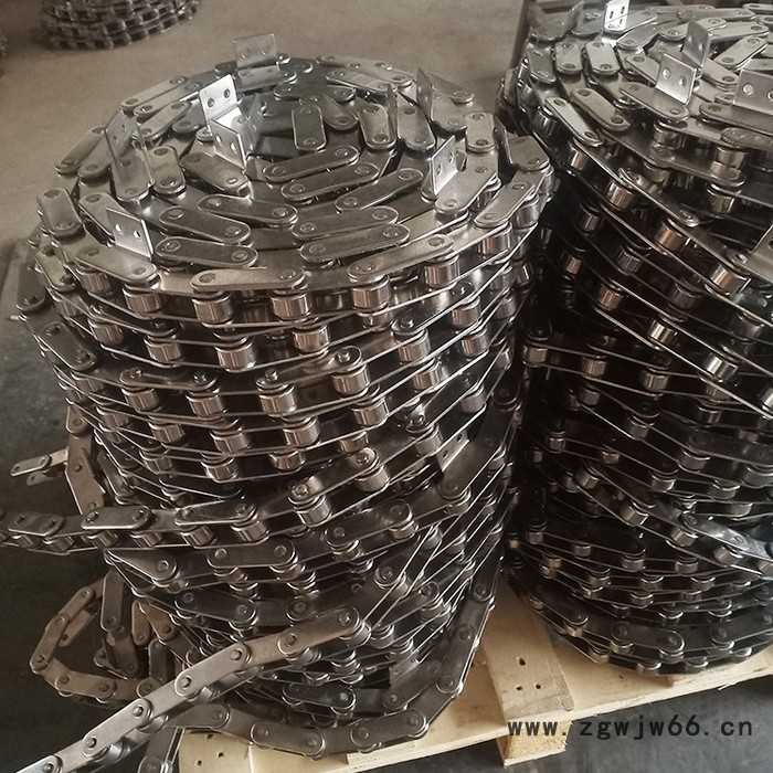 非标定制不锈钢滚子输送链条 大滚珠工业链条图6
