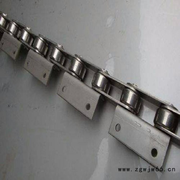 非标定制不锈钢滚子输送链条 大滚珠工业链条图5