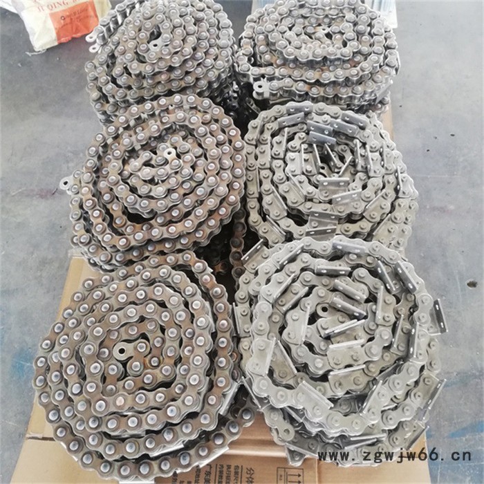 非标定制不锈钢滚子输送链条 大滚珠工业链条图4