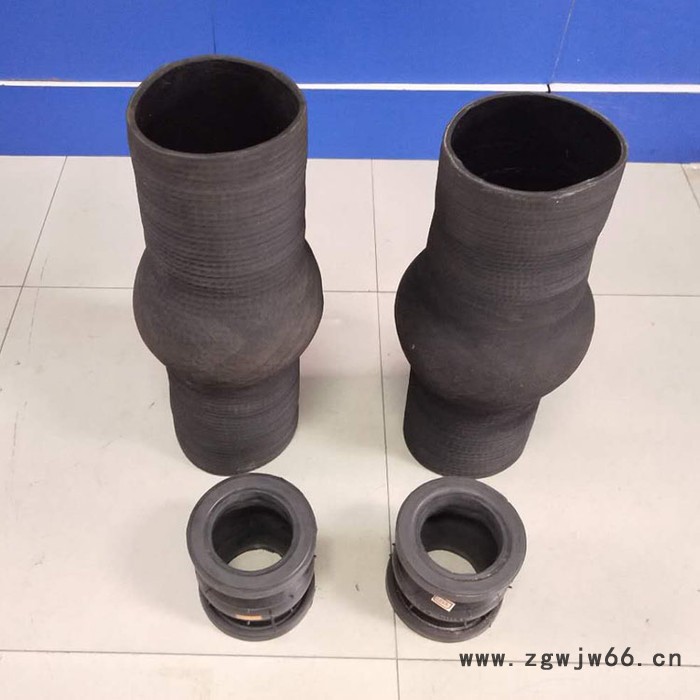 晖盛 卡箍式橡胶软接头 卡箍式柔性橡胶软接头 卡箍连接可曲挠橡胶接头图5