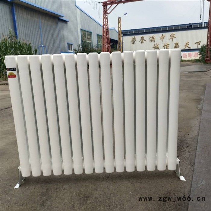 柱型暖气片  钢制暖气片 钢柱散热器 工程家用壁挂水暖 钢制散热器厂图2