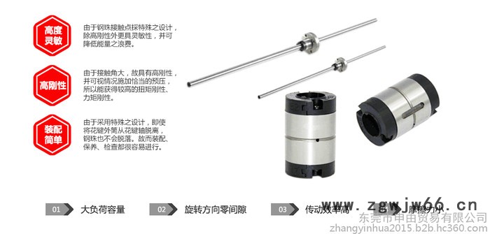 TBI滚珠花键SLF系列 台湾TBI原装 价格以实际报价为准 TBI花键图4