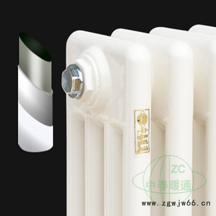 中春牌 SQGZ416 钢制四柱暖气片 钢四柱散热器 钢柱暖气片 钢四柱暖气片材质图4