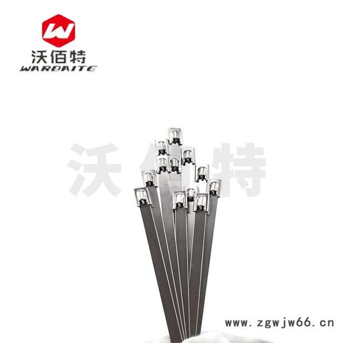 沃佰特304不锈钢 扎带卡扣滚珠自锁式捆扎带收束带铁丝固定绑扎带4.6图4