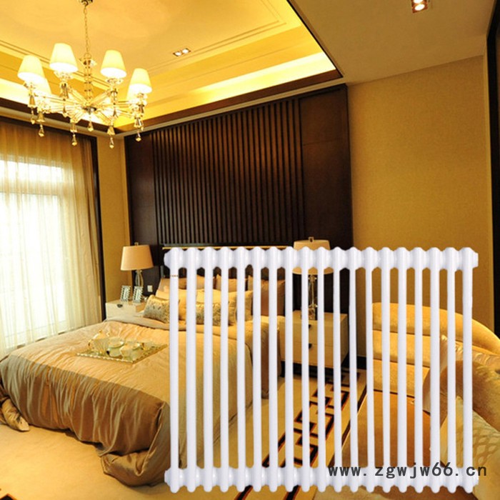 中春 GZ314 供应 钢三柱暖气片 钢柱暖气片 钢三柱暖气片参数 钢制暖气片 中心距600mm 壁厚国标1.5mm图2