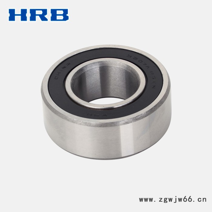 HRB 3207 A 2RS TN 5207 3056207哈尔滨双列角接触轴承双排滚珠图2