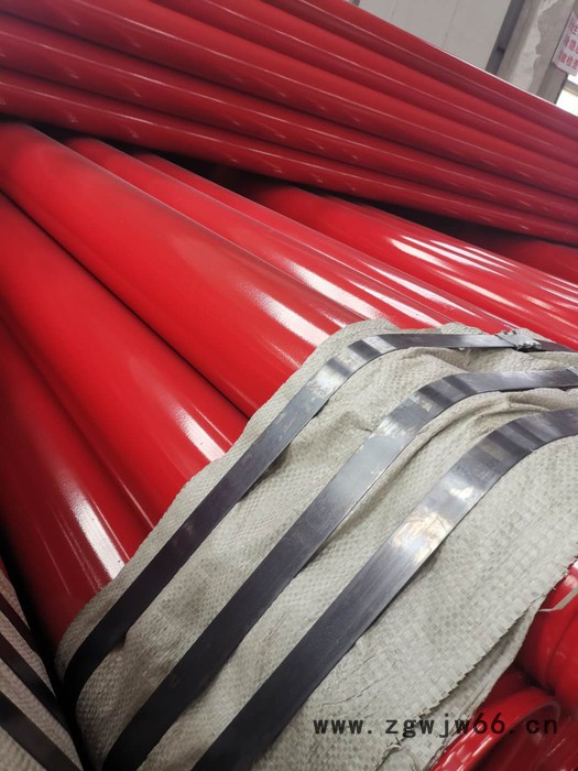 瑞盛选择六米定尺红色卡箍连接涂塑消防管的理由图5