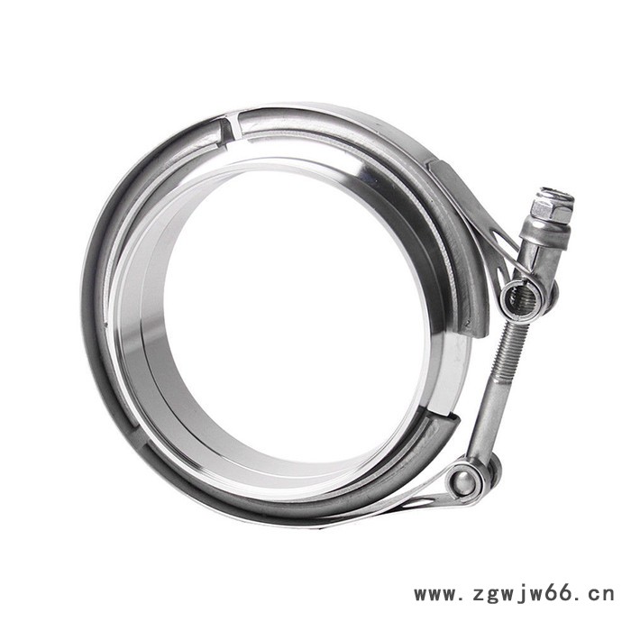 定做不锈钢V型槽卡箍可卡范围￠50-￠900直径v band clamp图4