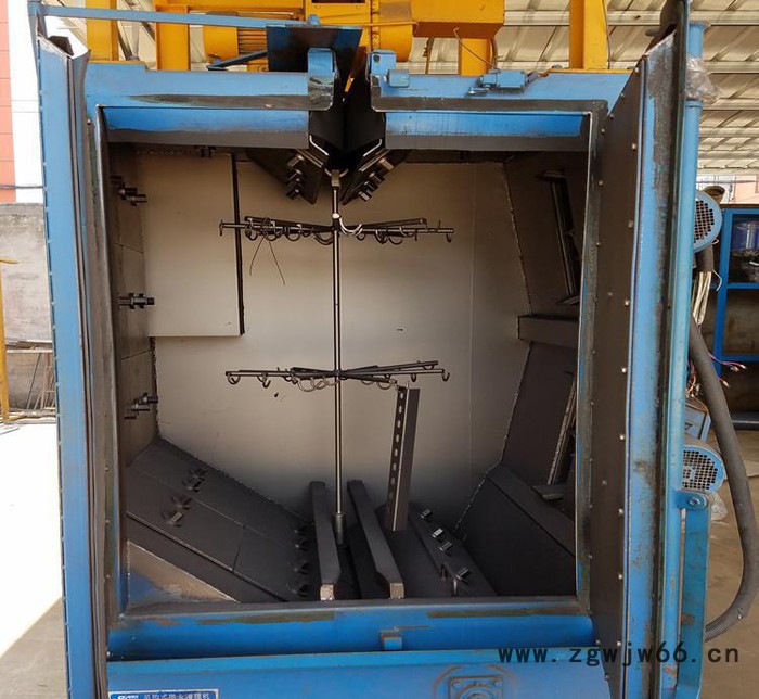 二个抛头大型吊钩式抛丸机 双吊钩式抛丸机 双吊钩直销图3