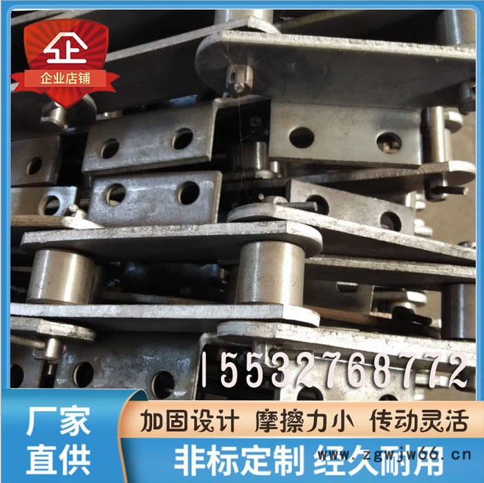 304不锈钢空心销轴链条 输送机传动滚珠输送链耐高温工业链条图3