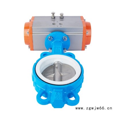 卡箍式气动蝶阀 气动蝶阀阀 奇迈科 浙江厂家供应