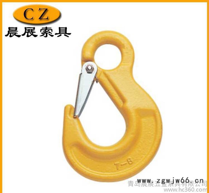 索具大量 美式大开口吊车起重用环眼吊钩 **产品图3