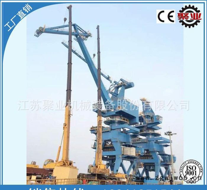 无锡吊机 门座机，港口吊，集装箱吊钩两用门吊 装卸货物 吊钩吊图3