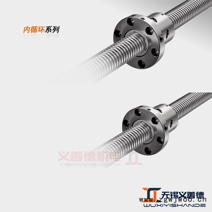 台湾PMI/银泰一级代理 机床丝杆定制C5/C3精度0.018/0.008高精密研磨级FSIC内循环滚珠丝杆螺帽图2