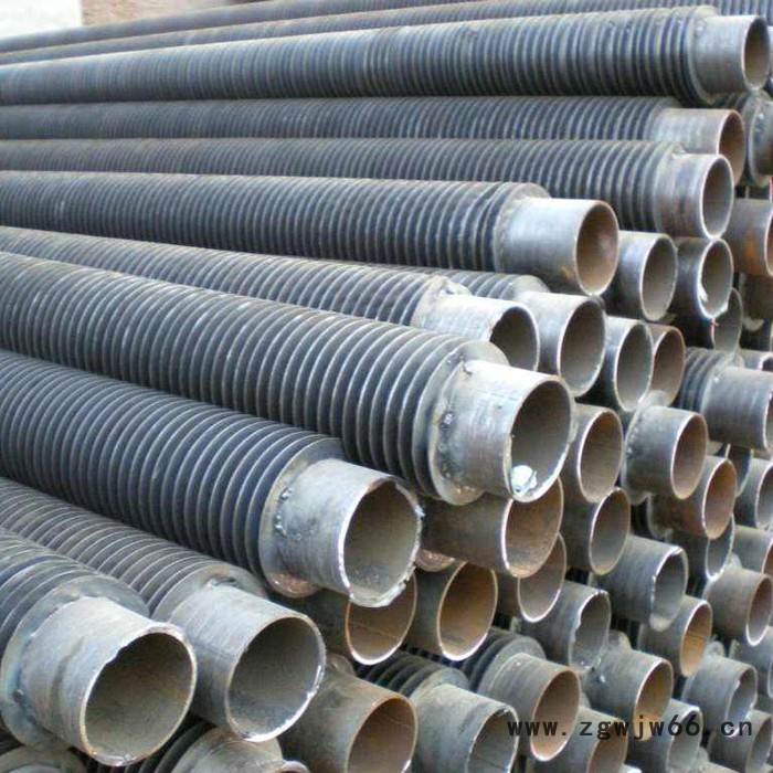 GC8-32-1.0型钢制翅片管暖气片 钢柱高频焊翅片散热器 螺旋绕管暖气片图2