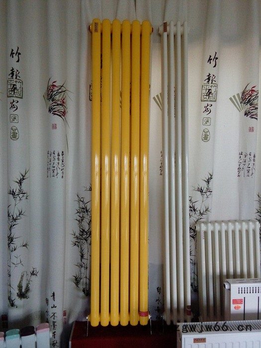 欧阳莎普钢柱型散热器 钢二柱暖气片 钢制散热器厂家    工程双柱暖气片图5