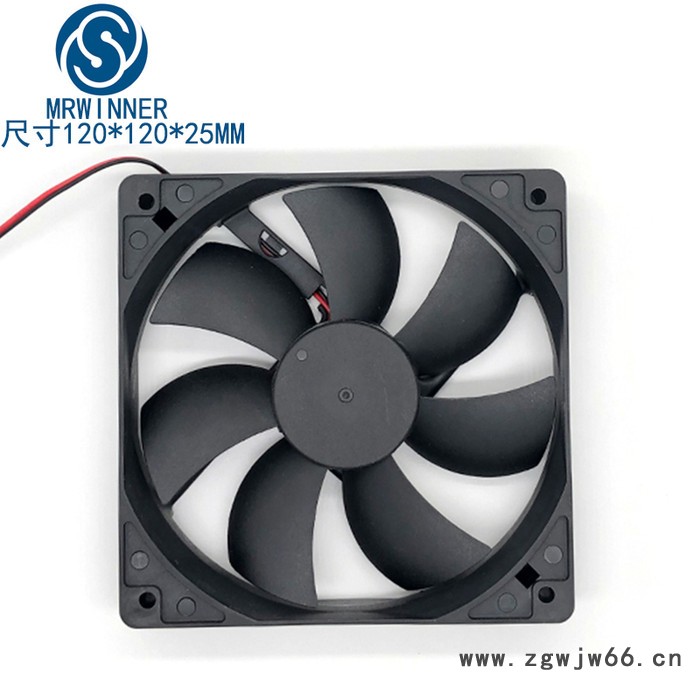 MRWINNER 12025散热风扇12V双滚珠直流风扇 冷风机风扇 暖风机风扇东莞厂家加工定制 欢迎来电咨询图2