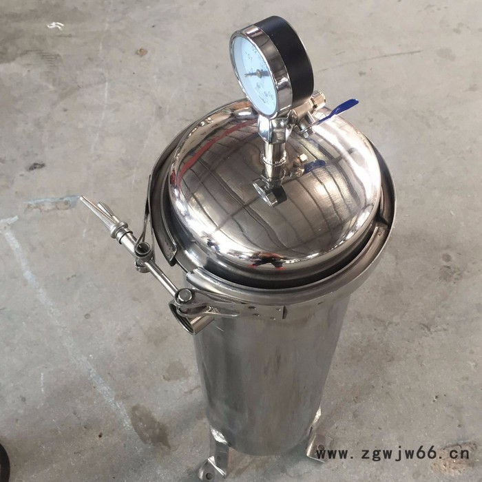 供应力康牌LK-CHF3-10不锈钢精密过滤器 Ф167-490卡箍式保安过滤桶 活动法兰式精密过滤器精铸卡箍式水过滤设图2