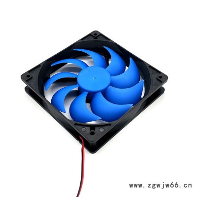 12025散热风扇生产厂家双滚珠大风量电脑CPU风扇显卡风扇冷风机车载冰箱风扇暖风机风扇烘干器干衣机风扇电磁炉风扇