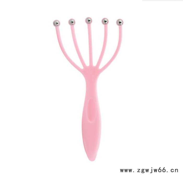 手动挠头器 五爪滚珠头部按摩器 头皮按摩爪减压神器   八爪鱼按摩爪图3