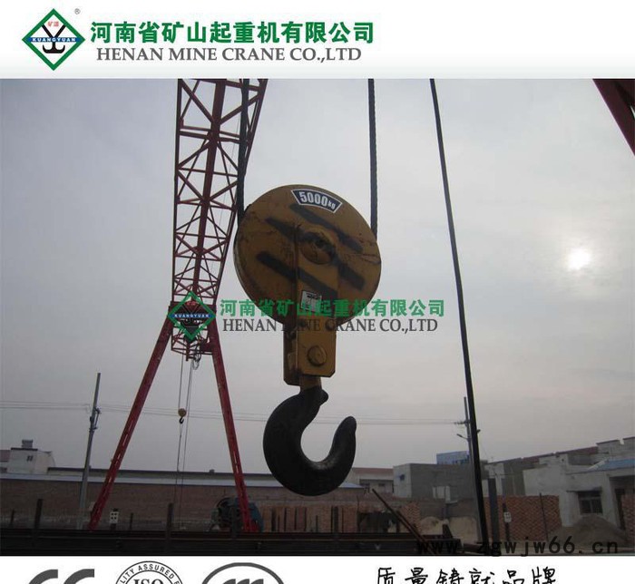 行车吊钩 电动葫芦下钩 5T吊钩图3