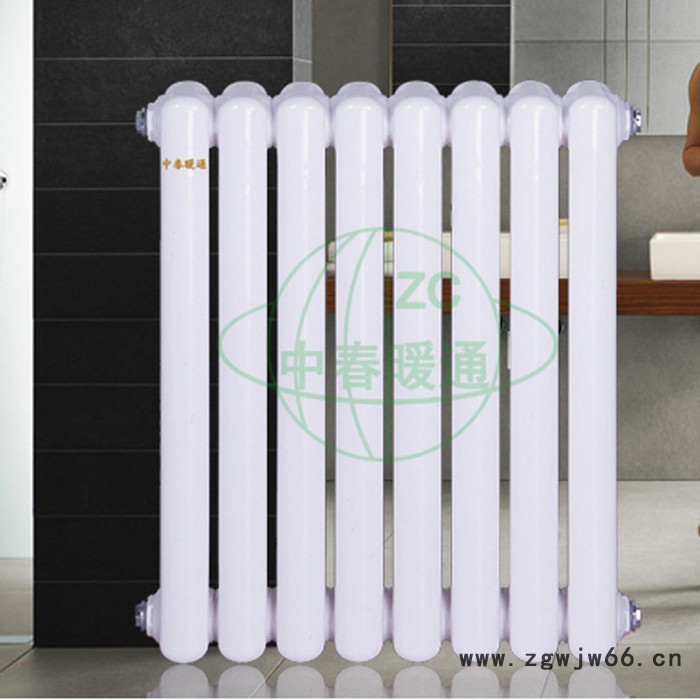 中春  中春GZ205 专业生产 钢二柱散热器 钢制暖气片 钢二柱暖气片 钢柱暖气片厂家 中心距900图2
