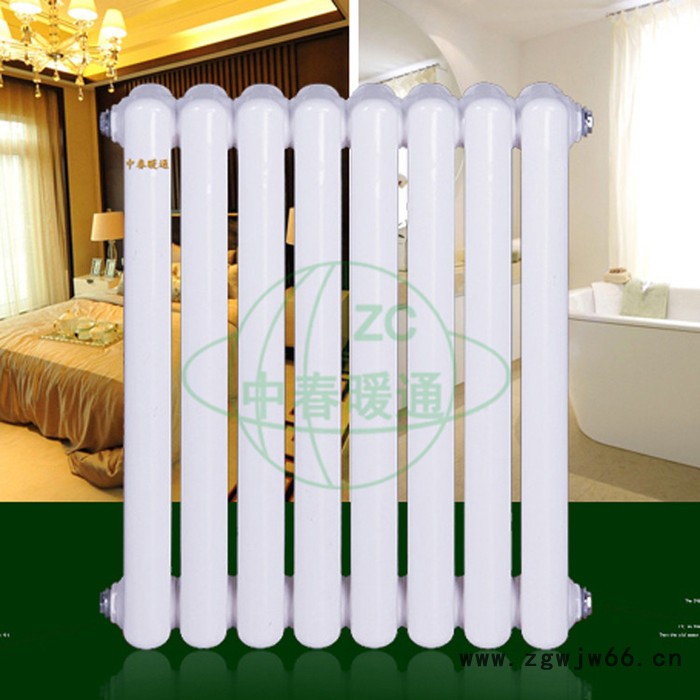 中春 GZ205 专业生产 钢二柱散热器 钢制暖气片 产品壁厚1.5mm 中心距900 钢柱暖气片厂家图6
