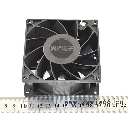 **9238散热风扇增压12V双滚珠直流风扇东莞厂家加工定制 增压超大风量电脑风扇电控柜机柜散热风扇车灯风扇图4