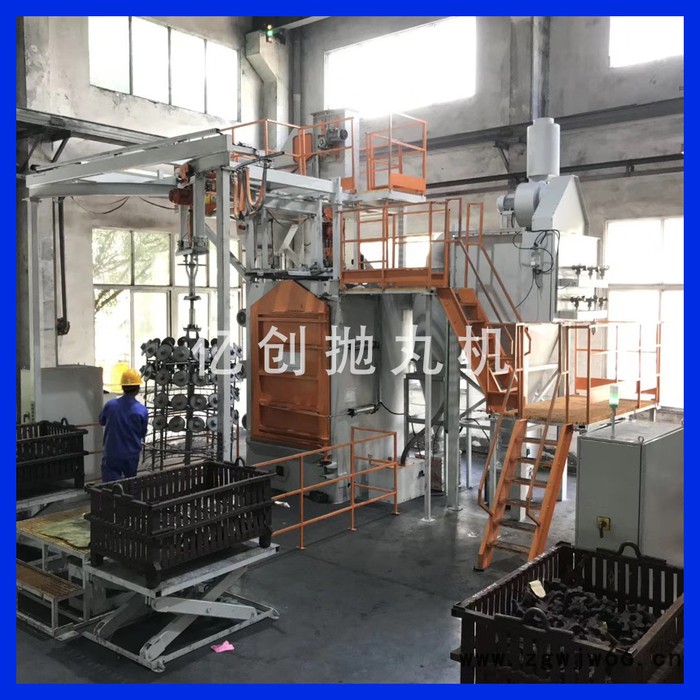 【盐城亿创】 H3D1T1215吊钩自动化抛丸机 吊钩式抛丸机图6