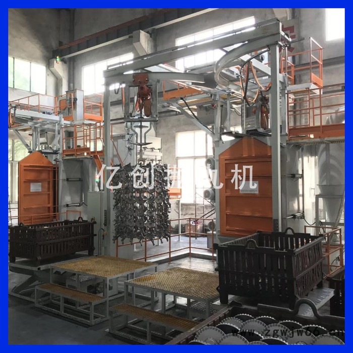 【盐城亿创】 H3D1T1215吊钩自动化抛丸机 吊钩式抛丸机图3