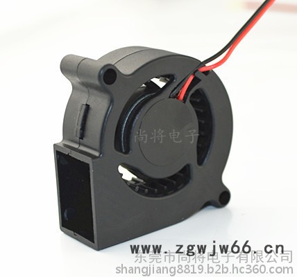 5020鼓风机散热风扇12V直流双滚珠小风口加湿器空气净化器专用直流风机离心风扇散热风扇厂家图5