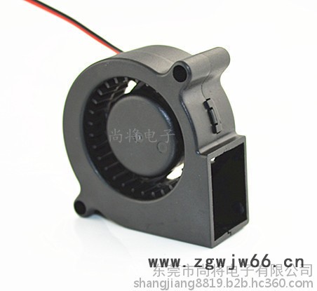 5020鼓风机散热风扇12V直流双滚珠小风口加湿器空气净化器专用直流风机离心风扇散热风扇厂家图4