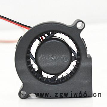 5020鼓风机散热风扇12V直流双滚珠小风口加湿器空气净化器专用直流风机离心风扇散热风扇厂家图3