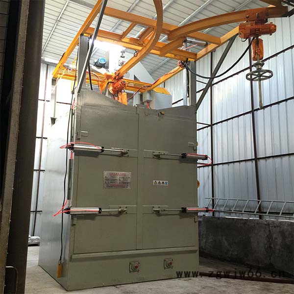 【鑫桥机械】 吊钩式抛丸机   双吊钩式抛丸机  抛丸机尺寸可定制  专业抛丸机铸造    专业抛丸清理设备图3