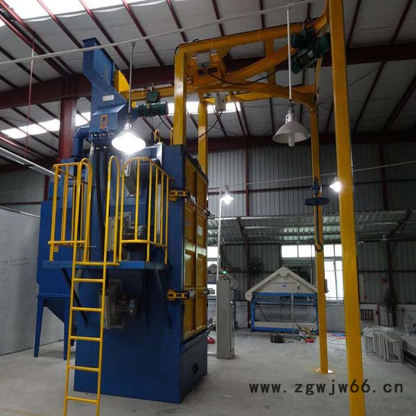 【鑫桥机械】 吊钩式抛丸机   双吊钩式抛丸机  抛丸机尺寸可定制  专业抛丸机铸造    专业抛丸清理设备图4