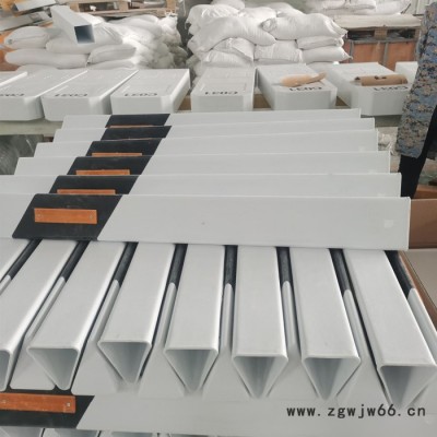 广丰 玻璃钢柱式轮廓标 双面立式轮廓标 黄白反光轮廓标