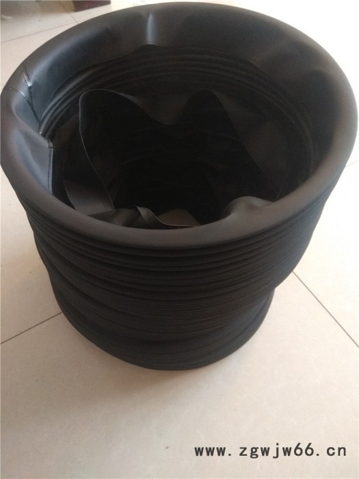 链板排屑机 丝杠防护罩厂家 滚珠丝杠防尘套 防护罩定做 导柱防尘套图4