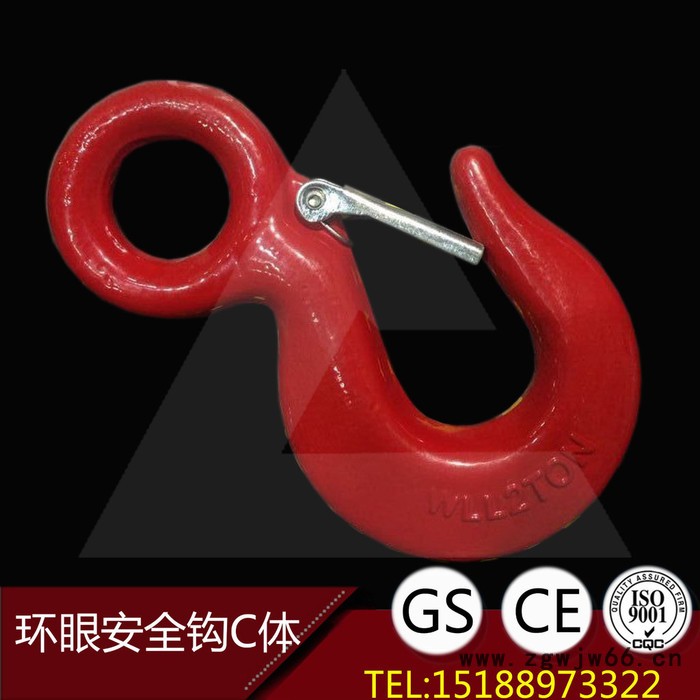 辰力320 环眼钩大开口钩 羊角钩 钢管钩 吊钩 吊环 规格齐全颜色可定做符合标准图3