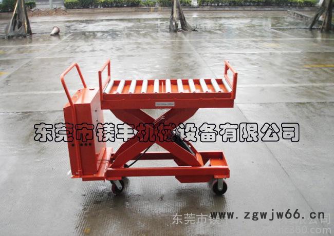 定做 移动式脚踏平台车 电动直流平台车 台面加装滚筒/滚珠图2