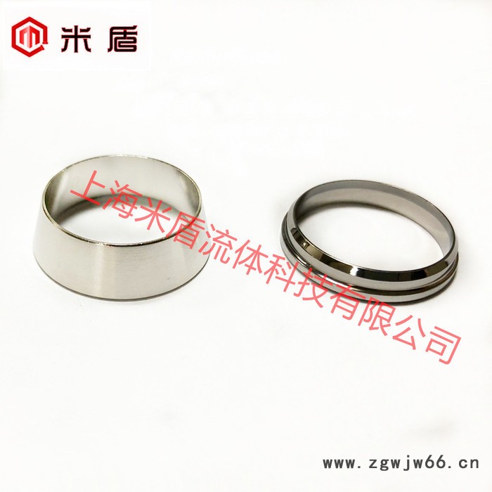 米盾316L不锈钢双卡套公制25mm 卡环卡箍介子密封圈 平槽卡圈 含税图6