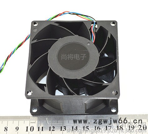 直流散热风扇厂家 8038 涡轮增压风扇铜中管双滚珠 高转长寿命增压散热风扇 电焊机风扇图8