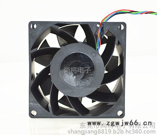 直流散热风扇厂家 8038 涡轮增压风扇铜中管双滚珠 高转长寿命增压散热风扇 电焊机风扇图5