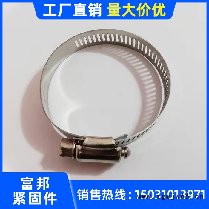 304喉箍不锈钢 喉箍卡箍 抱箍管夹管箍监控卡箍 煤气管箍 管道喉箍图2