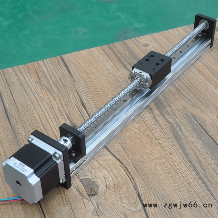 滚珠丝杆滑台150mm行程滑轨电机精密线性直线十字滑台模组图2