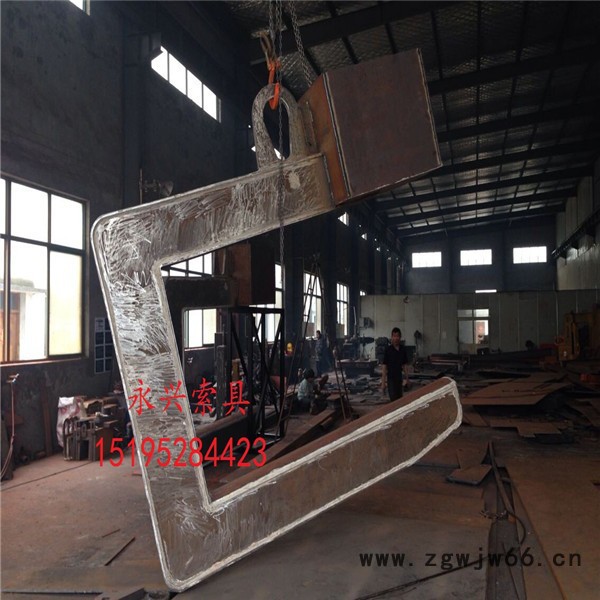 永腾 c型钢板吊钩 c型吊具 卷板吊钩 冶金吊夹具 起重吊钩**  卷板吊具可专业定制图5